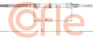 Трос ручного тормоза COFLE 92.10.7405
