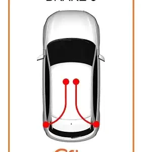 Трос ручного тормоза COFLE 92.10.748