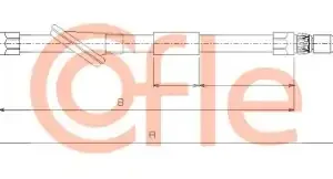 Трос ручного тормоза COFLE 92.10.9831