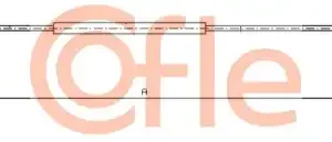 Трос ручного тормоза COFLE 92.11.5757