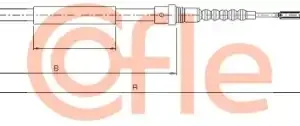 Трос ручного тормоза COFLE 92.10.6216