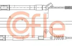 Трос ручного тормоза COFLE 92.17.1416