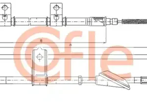 Трос ручного тормоза COFLE 92.17.2513