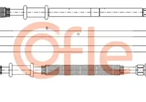 Трос ручного тормоза COFLE 92.641.12