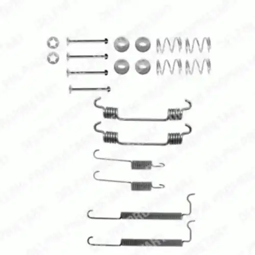 ремк-т торм.колодок зад. Daewoo Lanos 1.5/Nubira 1.6 16V 97> LY1134 DELPHI