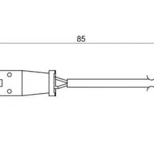 Датчик тормозных колодок BOSCH 1 987 473 038 электронный