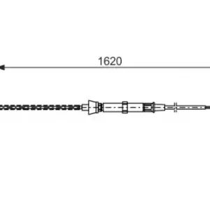 Трос ручного тормоза BOSCH 1 987 477 684