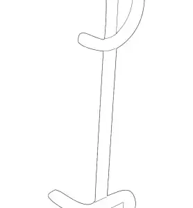 Пружины барабанных тормозных колодок VAG 1K0 615 231 B