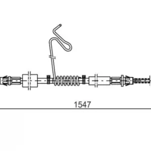 Трос ручного тормоза BOSCH 1 987 477 174