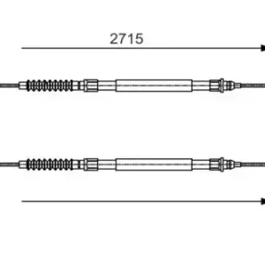 Трос ручного тормоза BOSCH 1 987 482 003