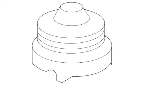 прокладка под пруж. зад. !h21 MB C219 04-10> 211 325 05 84