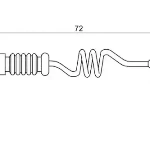 Датчик тормозных колодок BOSCH 1 987 473 057 электронный