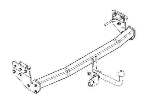Фаркоп AVTOS IF01 условно-съемный 1500 кг./ 75 кг.
