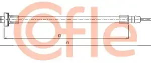 Трос ручного тормоза COFLE 92.12.3722
