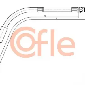Трос ручного тормоза COFLE 92105347