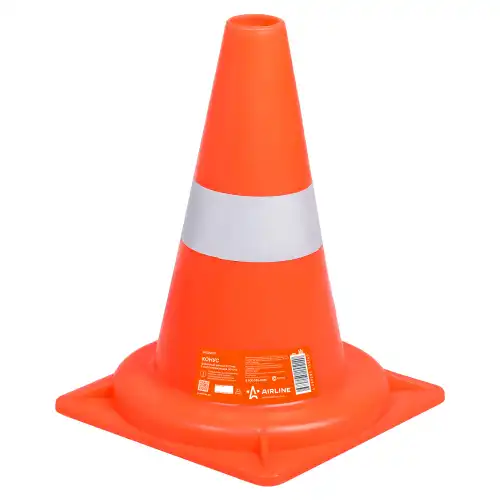 конус дорожный! мягкий, 320мм, 1 световозвращающая полоса AKON001 AIRLINE