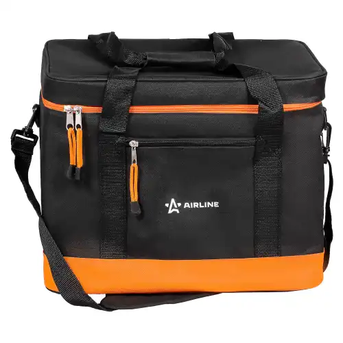 сумка-холодильник! (термосумка) 40л, 32x41x31см, цвет черный/оранжевый AO-CB-05 AIRLINE