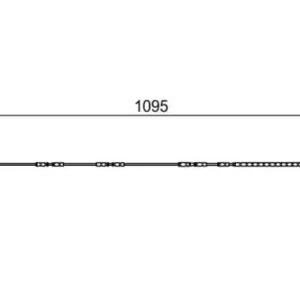 Датчик тормозных колодок BOSCH 1 987 473 069 электронный