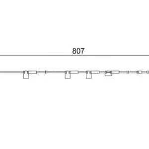 Датчик тормозных колодок BOSCH 1 987 473 058 электронный