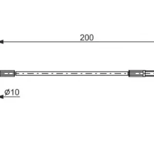 Трос ручного тормоза BOSCH 1 987 477 979