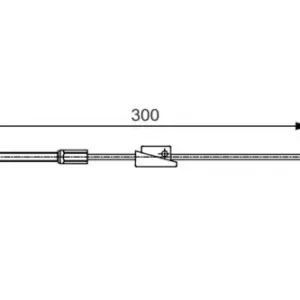Трос ручного тормоза BOSCH 1 987 482 132