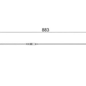 Датчик тормозных колодок BOSCH 1 987 473 005 электронный