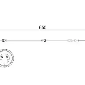 Датчик тормозных колодок BOSCH 1 987 473 513 электронный