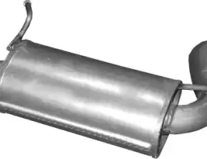 0576 Глушитель задняя часть левый POLMOSTROW