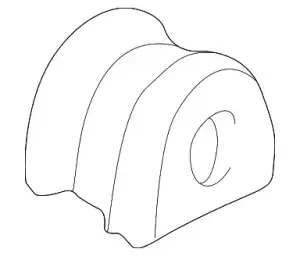 РЕЗИНКА ЩЕТКИ СТЕКЛООЧИСТИТЕЛЯ TA0134156 MAZDA