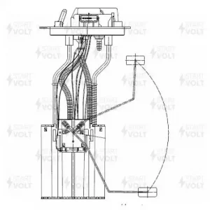 Топливный насос низкого давления СТАРТВОЛЬТ SFM 1005