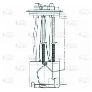 Топливный насос низкого давления СТАРТВОЛЬТ SFM 0323