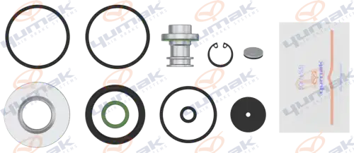 р/к осушителя воздуха! (мпр) кольца упл. 6, сальники2, стопоры2, шайба1MB Actros, Axor RK.03.031 YUMAK