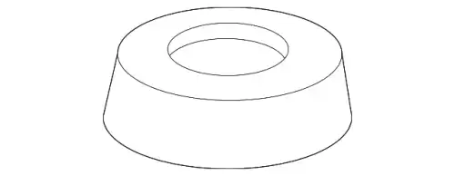 прокладка под пруж. задняя! MB W202/T202/W210/T210/C208/C209 93> 2103250484