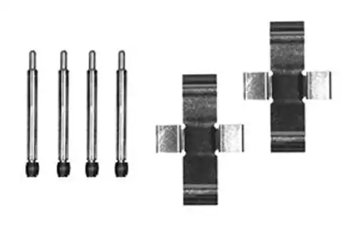 ремк-т торм. колодок! MB W114/W115 68-77 PFK247 TRW