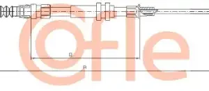 Трос ручного тормоза COFLE 92.10.7432
