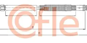 Трос ручного тормоза COFLE 92.10.4664