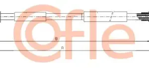 Трос ручного тормоза COFLE 92.10.7630