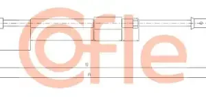 Трос ручного тормоза COFLE 92.10.9890