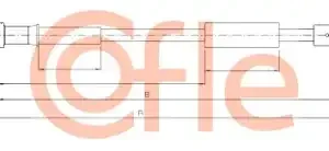 Трос ручного тормоза COFLE 92.10.9836