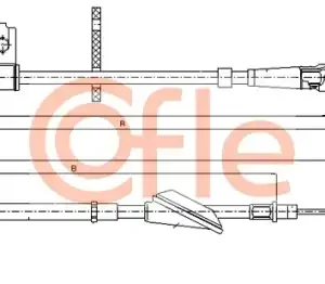 Трос ручного тормоза COFLE 92.17.5045