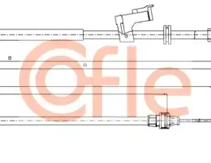 Трос ручного тормоза COFLE 92.11.5495