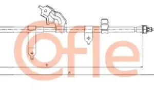 Трос ручного тормоза COFLE 92.17.1080