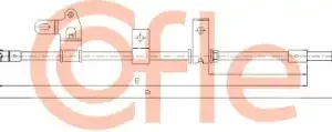 Трос ручного тормоза COFLE 92.17.1527