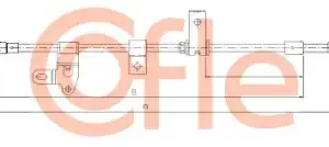 Трос ручного тормоза COFLE 92.17.1528