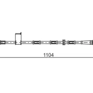 Трос ручного тормоза BOSCH 1 987 482 364