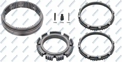 р/к синхронизатора !кольца 3шт., ступица ZF K20.00968 KACMAZLAR