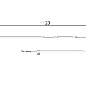 Датчик тормозных колодок BOSCH 1 987 473 010 электронный