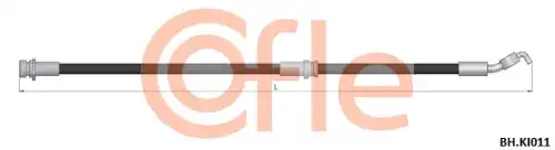 шланг тормозной задний! L=325 Kia Rio 1.3i/1.5i 16V 00>