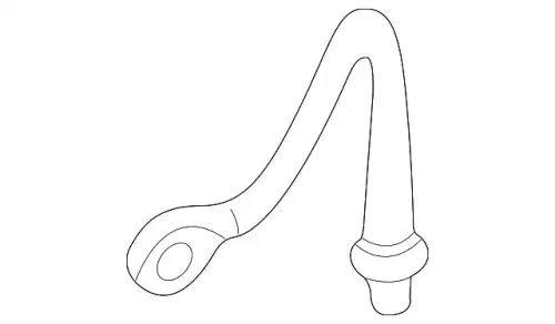 шланг тормозной! передний L220 Mitsubishi Pajero 2.4-3.5 94> MR129745