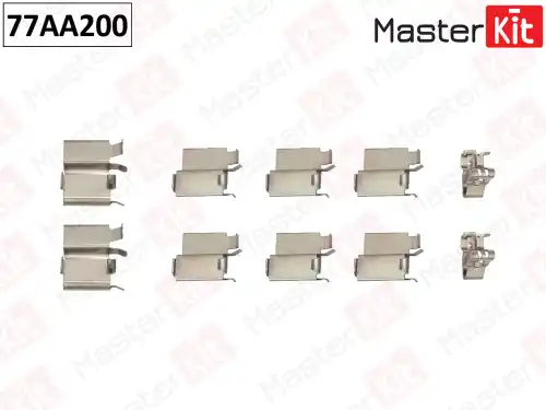 ремк-т торм.колодок пер.!Mazda 323 1.4/1.5 16V <04,Toyota RAV 4 1.8VVTi/2.0D 00> 77AA200 MASTERKIT